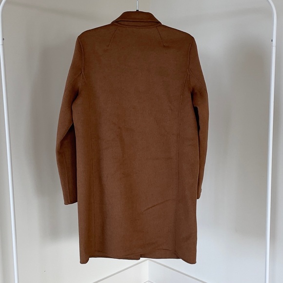 Banana Republic Cognac Wool Blend Unlined Coat, small - Picture 5 of 5